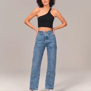 ABERCROMBIE AND FITCH THE DAD HIGH RISE JEAN